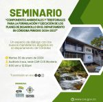 Folleto De Aviso Del Seminario Ambiental En Sede De La CVS
